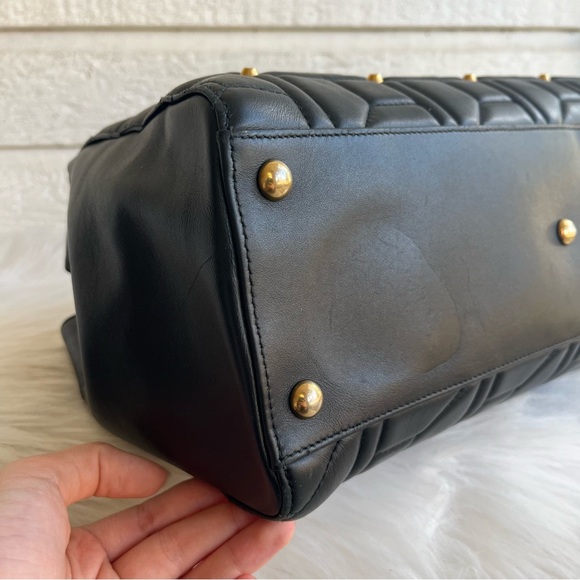 GUCCI Marmont Studded Dollar Disco Quilted Matelasse Handbag Jackie Ophidia - Picture 11 of 17